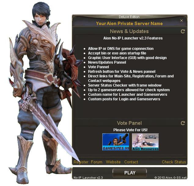 AION No-IP Launcher v2.3